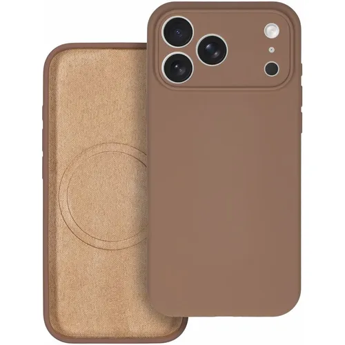 Чехол (клип-кейс) ZIBELINO Hard Case, для Apple iPhone 17 Pro Max, коричневый [zhc-apl-17-pro-max-ms-cam-brn]