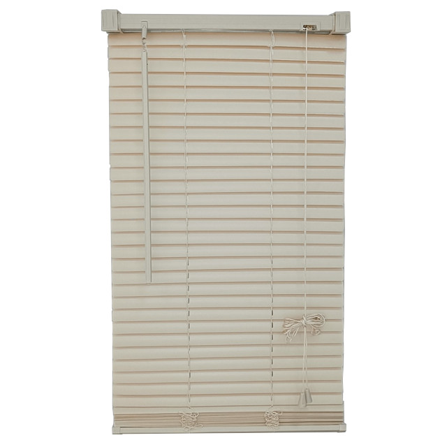 жалюзи горизонтальные UGO LOKS ПВХ 100x180см бежевые 25мм, арт.B100PVC