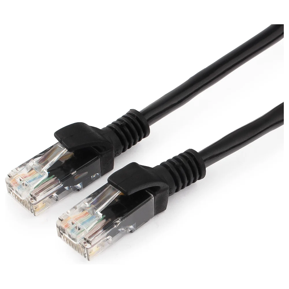 Патч-корд CABLEXPERT PP12-0.5M/BK