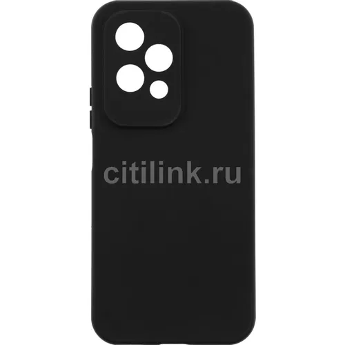 Чехол (клип-кейс) BORASCO Silicone Case, для Honor 200 Lite, черный [73437]