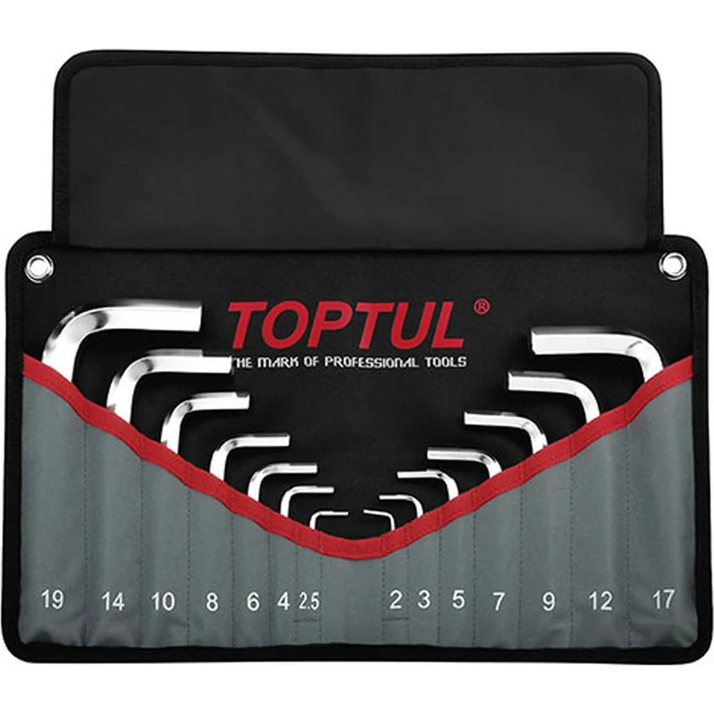 Набор шестигранных ключей TOPTUL GPAQ1401