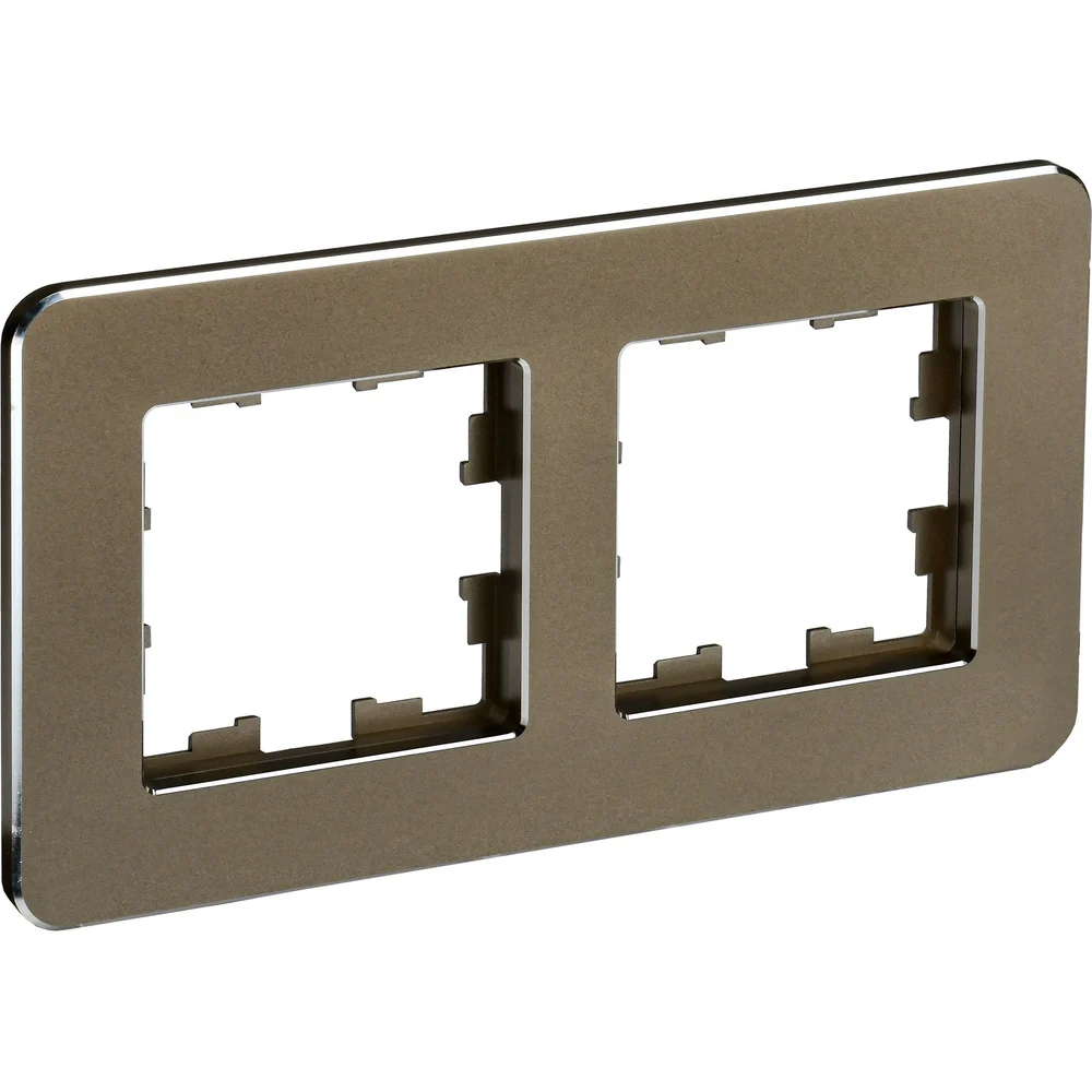 2-местная рамка IEK Brite re BR-M22-M-01-K49