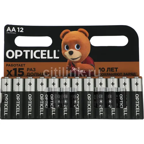 Батарейки OPTICELL AA 12шт 6051010