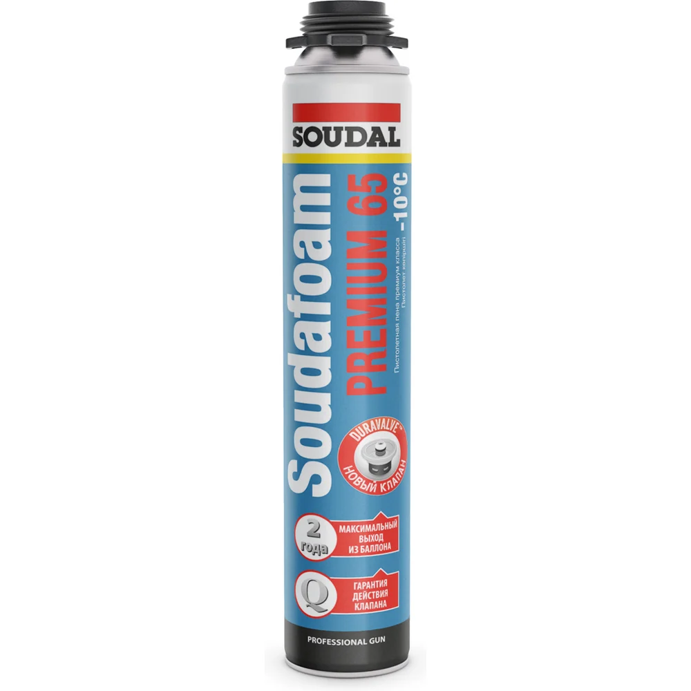 Пистолетная пена Soudal Соудафоам Премиум 65 зимняя 820 мл 199002
