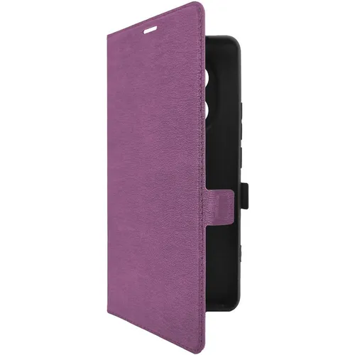 Чехол (флип-кейс) BORASCO Book Case, для Xiaomi Redmi Note 15 Pro 4G, фиолетовый [76150]