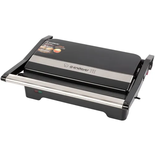 Электрогриль Endever Grillmaster 119, серебристый [90023]