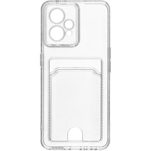Чехол (клип-кейс) ZIBELINO Silicone Card Holder, для Realme 9, прозрачный [zsch-rlm-9-pro-pl-cam-trn]