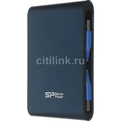 2ТБ Внешний диск HDD Silicon Power Armor A80, USB 3.0, синий [sp020tbphda80s3b]