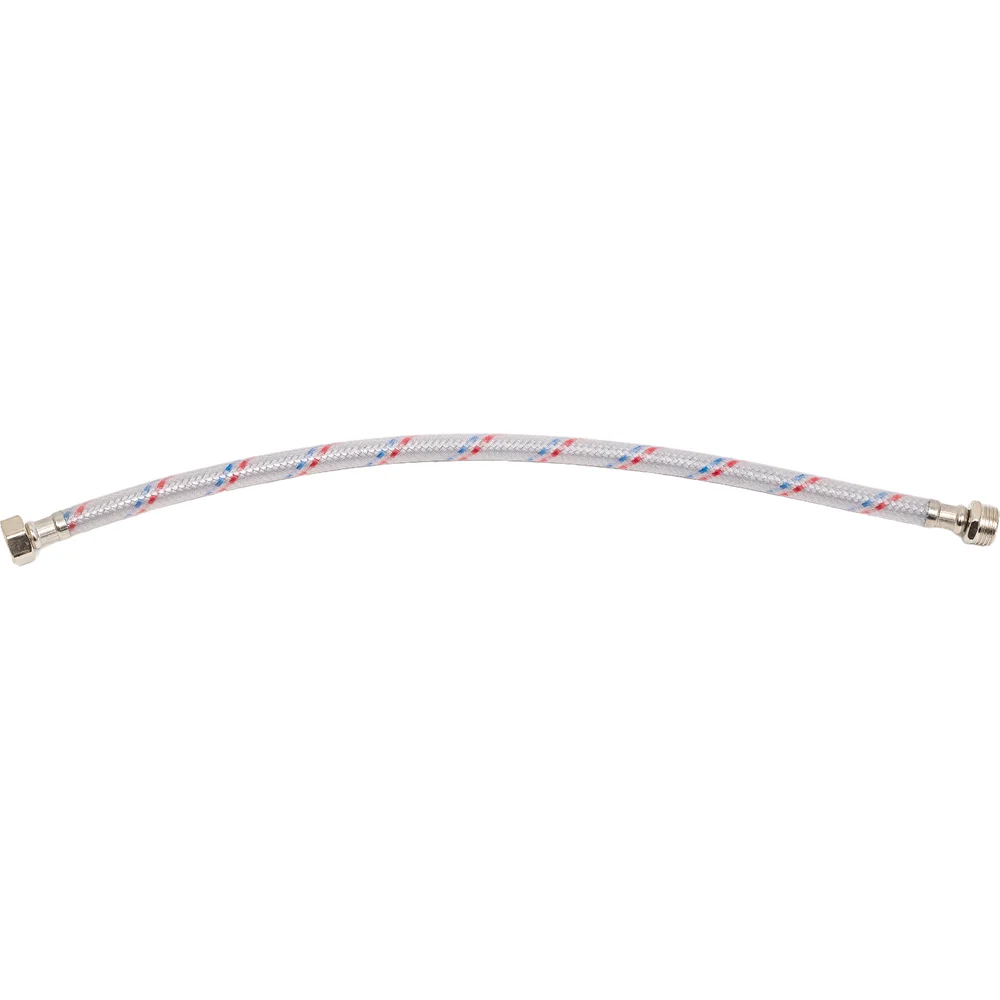 Гибкая подводка для воды M10 18 мм х ВР 1/2&quot STOUT SHF-0026-181015