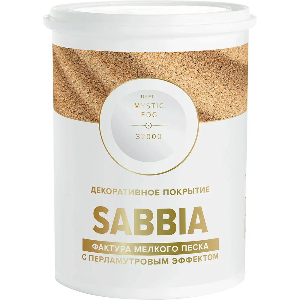 Декоративное покрытие VINCENT DECOR SABIA с фактурой мелкого, перламутрового песка 1л 404-143