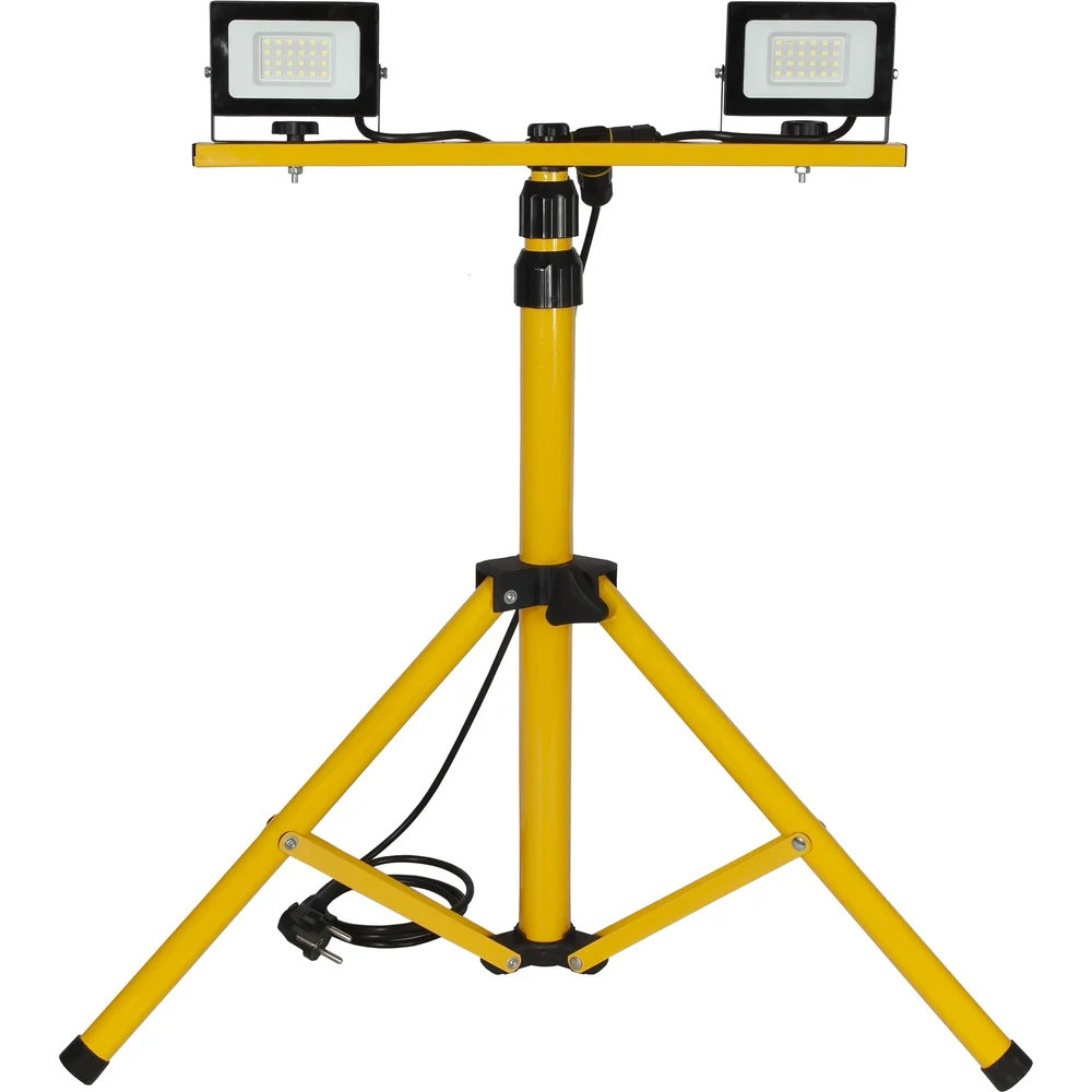 Светодиодный прожектор на штативе GLANZEN 2X30