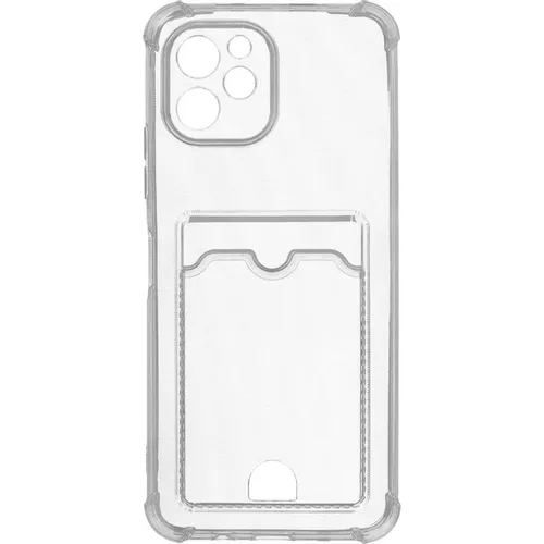 Чехол (клип-кейс) ZIBELINO Silicone Card Holder, для Huawei Nova Y61, прозрачный [zsch-hon-y61-cam-trn]