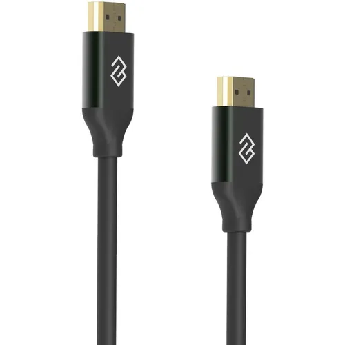 Кабель аудио-видео Digma HDMI (m) - HDMI (m), ver 2.1, 3м, GOLD, ф/фильтр, черный [d-hdmi-v2.1-3m]