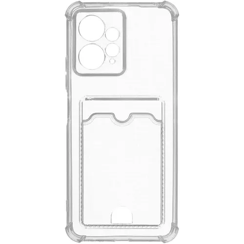 Чехол (клип-кейс) ZIBELINO Silicone Card Holder, для Xiaomi Redmi Note 12, прозрачный [zsch-xia-not12-4g-cam-trn]