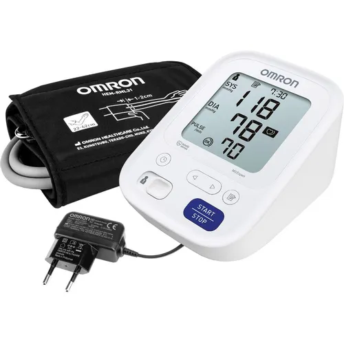 Тонометр автоматический OMRON M3 Expert, с адаптером питания, 22-42см