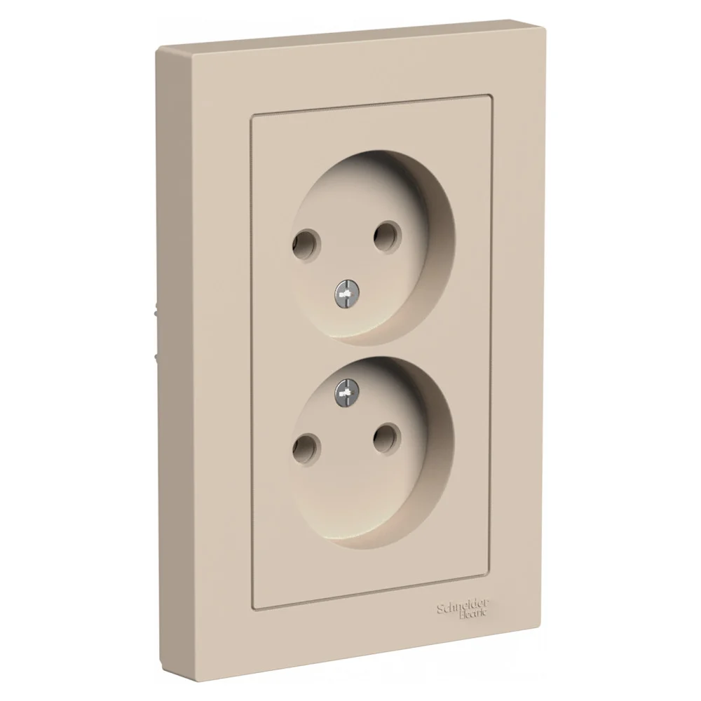 2-местная розетка Systeme Electric Atlasdesign ATN001220