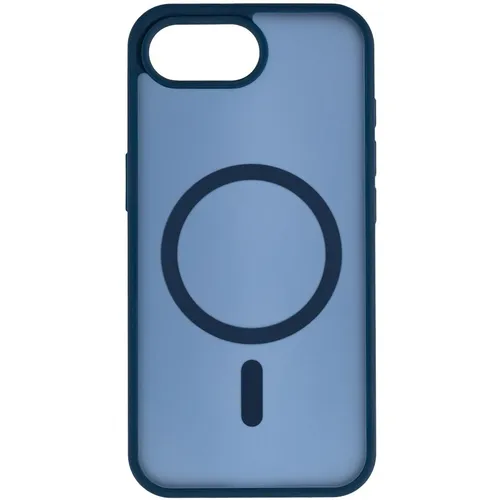 Чехол (клип-кейс) ZIBELINO Matte Shield, для Apple iPhone 16e, противоударный, темно-синий [zms-apl-16e-msd-blblu]