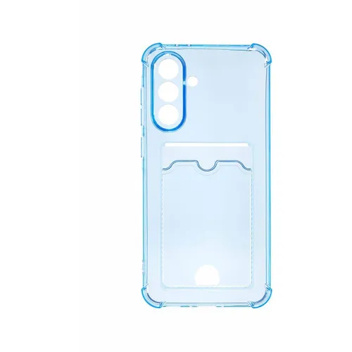 Чехол (клип-кейс) ZIBELINO Silicone Card Holder, для Samsung Galaxy A56, голубой [zsch-sam-a56-cam-lblu]