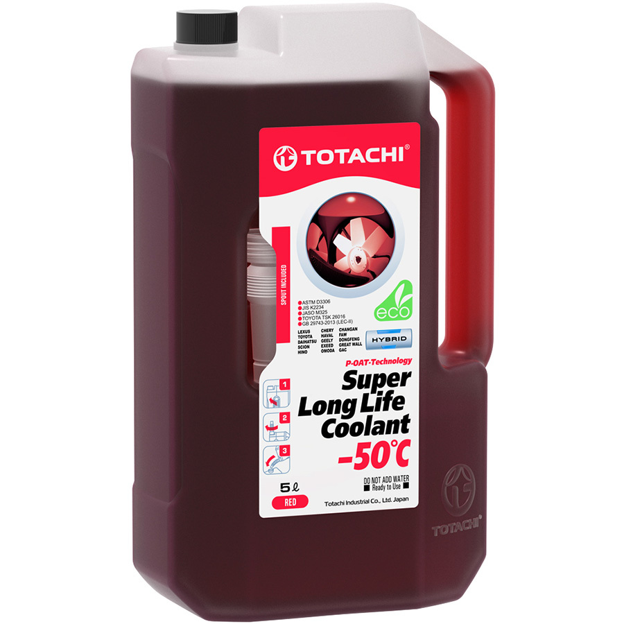 Антифриз Totachi Super Long Life Coolant -50 красный 5л