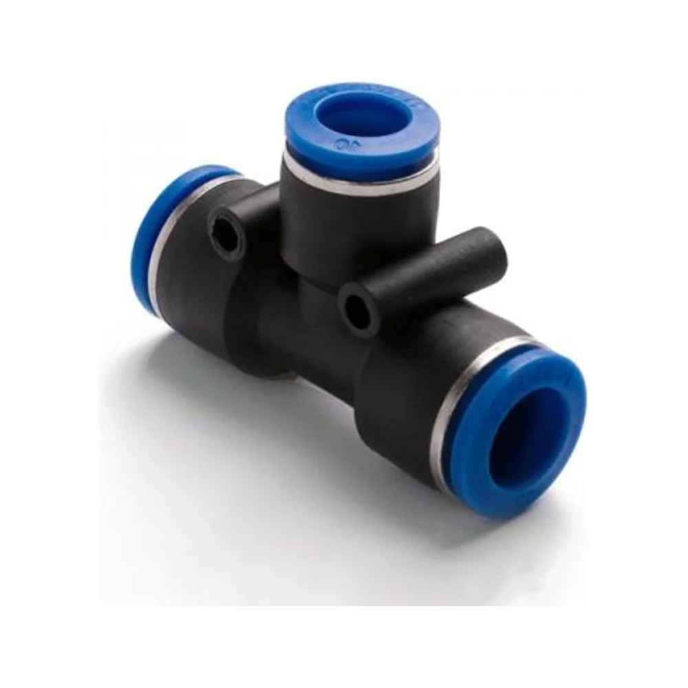 Фитинг цанговый тройник 10 мм Pegas pneumatic 5604