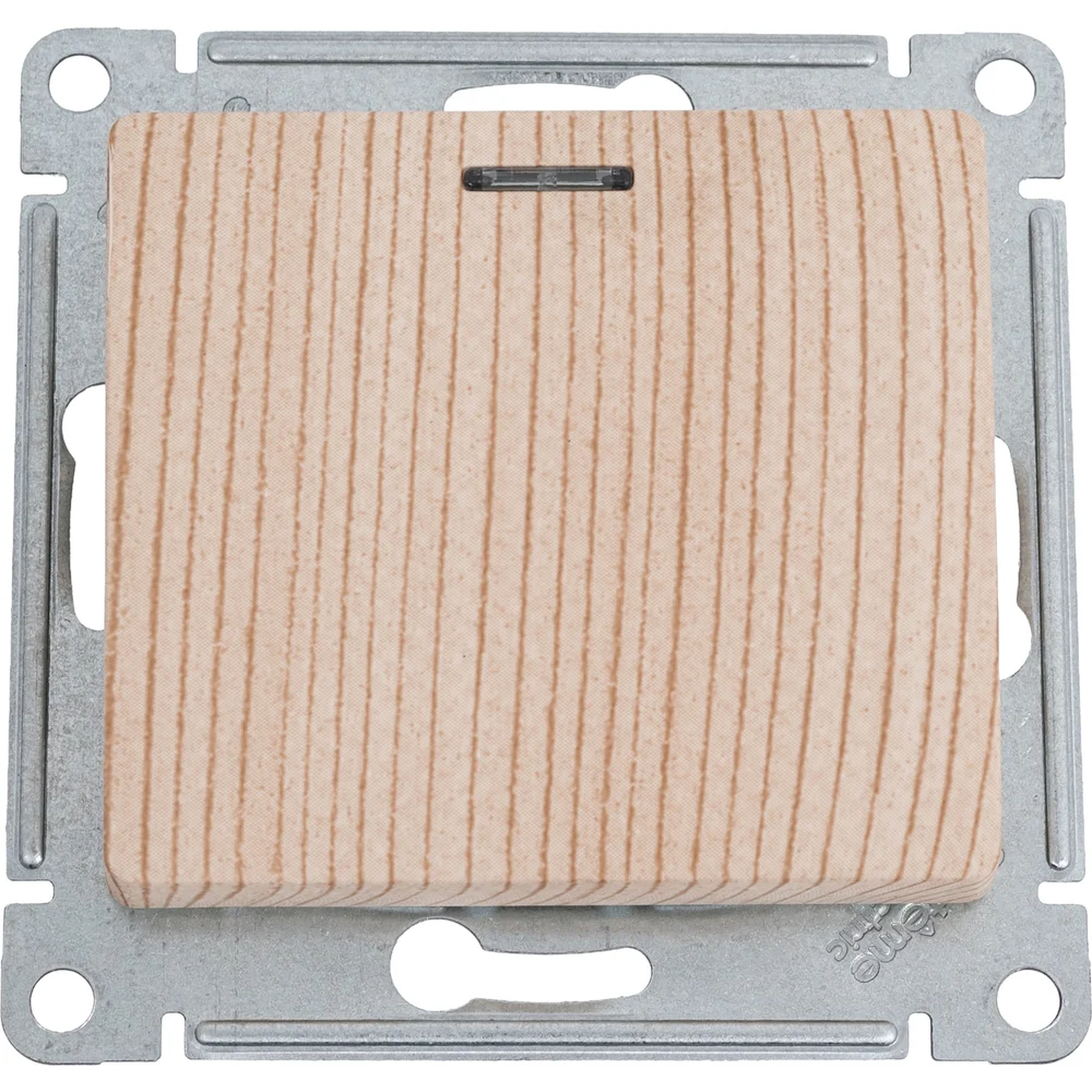 1-клавишный выключатель Systeme Electric Glossa GSL001513