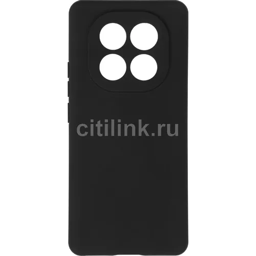 Чехол (клип-кейс) BORASCO Silicone Case, для Xiaomi Redmi Note 15 4G, черный [76143]