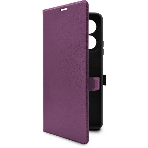 Чехол (флип-кейс) BORASCO Book Case, для Tecno Pova 6 Neo, фиолетовый [73619]