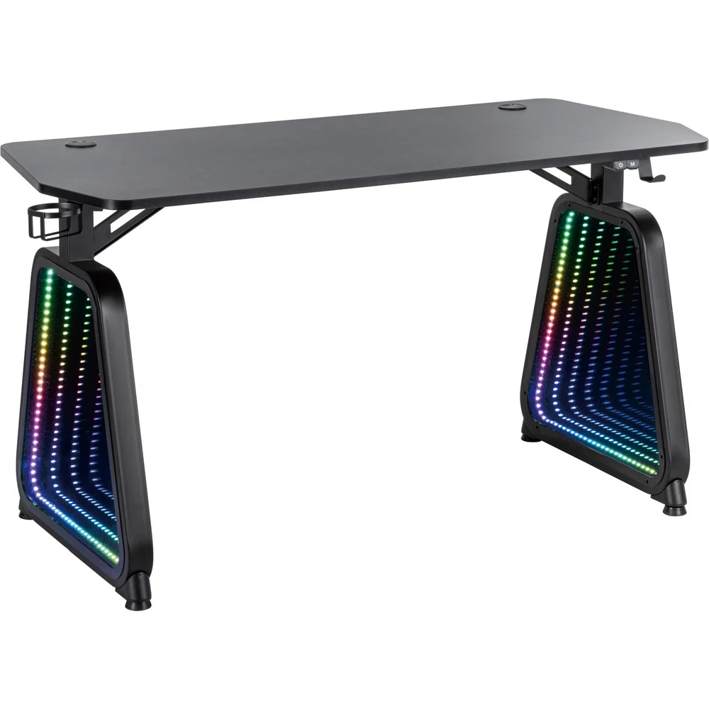 Стол игровой Cactus CS-GMD-BK-RGB 136X60X75