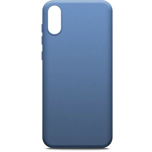 Чехол (клип-кейс) BORASCO Microfiber Case, для Xiaomi Redmi 9A, синий [39189]