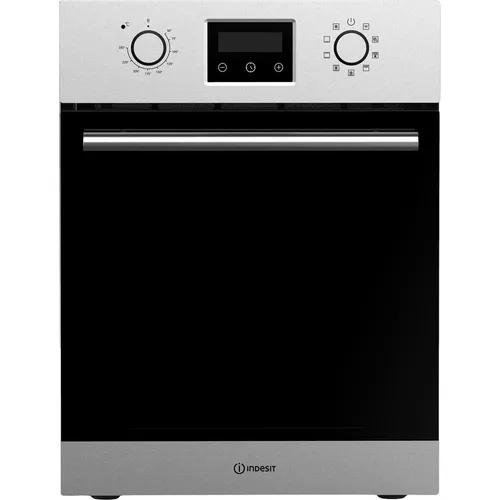 Духовой шкаф электрический Indesit IBFTE 1944 JH IX, 50л, дверца с 3 стеклами, нержавеющая сталь/черный