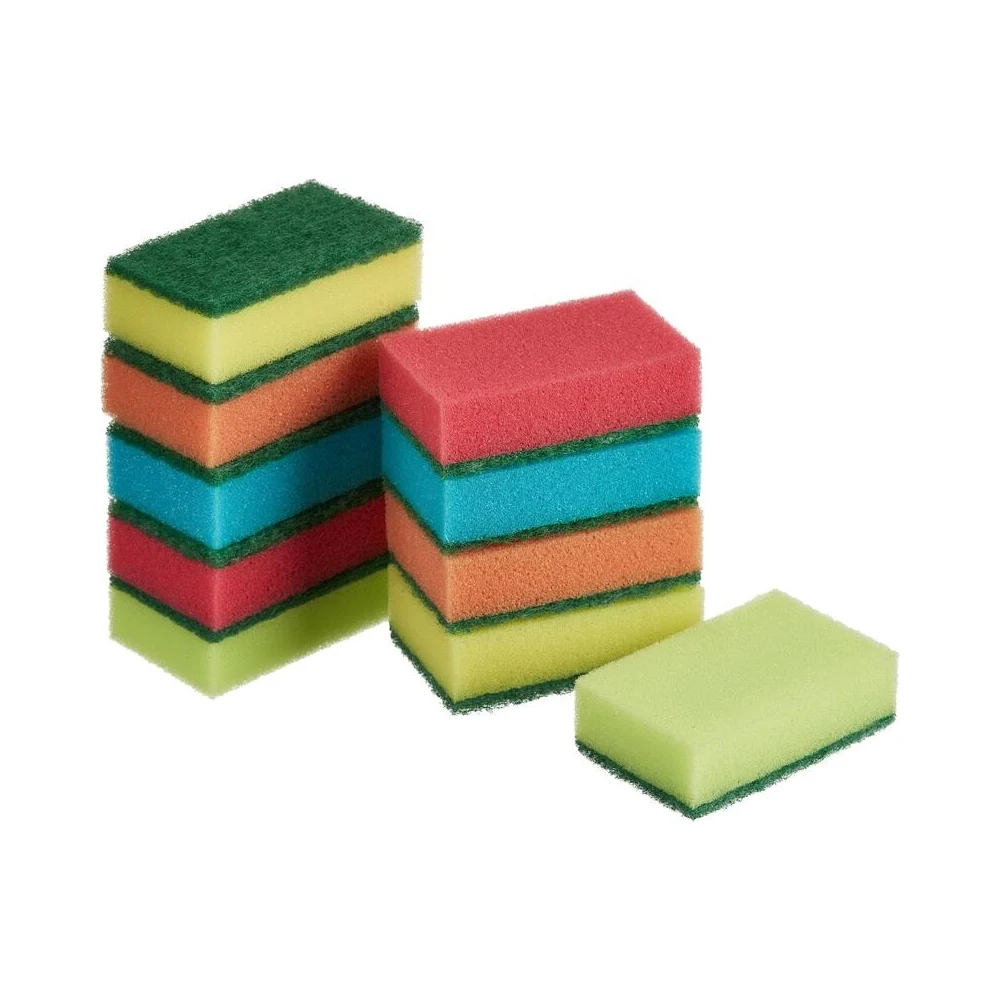 Поролоновые губки для мытья посуды Luscan 80X50X26