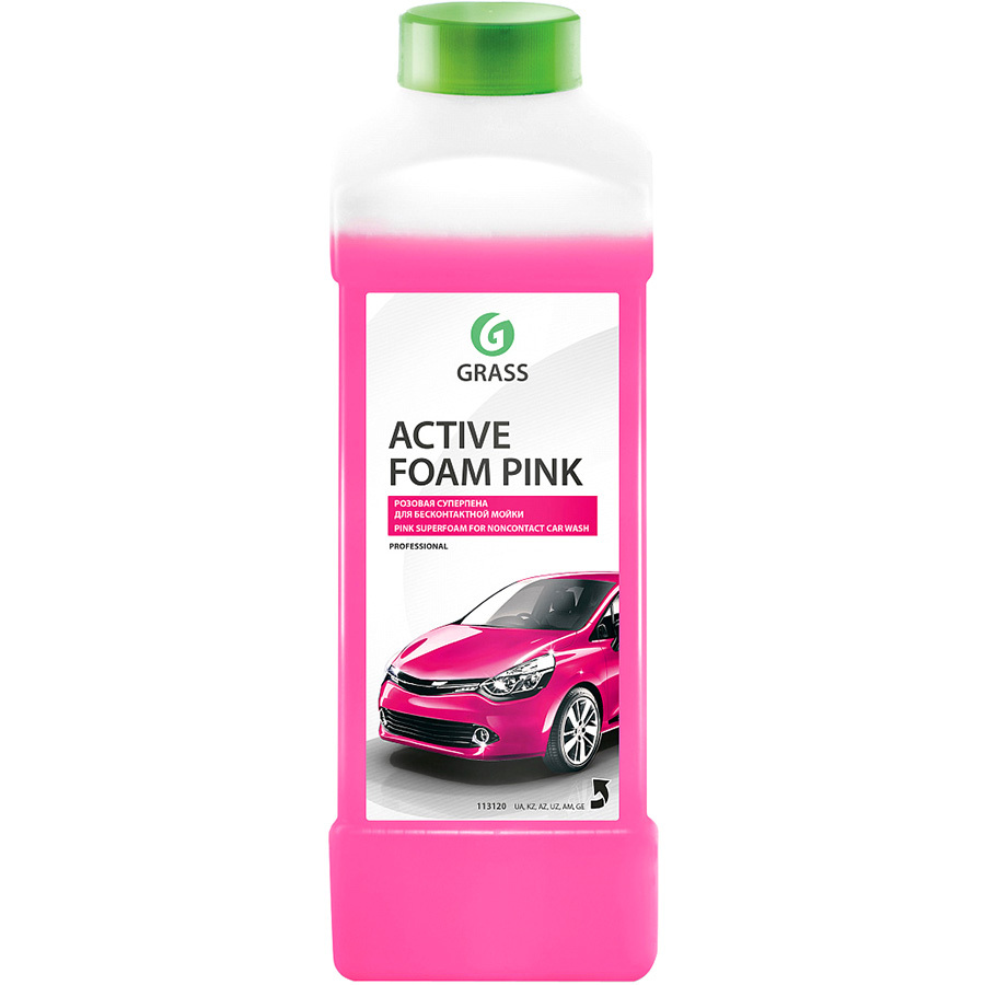 Шампунь бесконтактной мойки Grass Active Foam Pink 1 л (art. 113120)