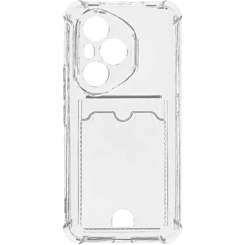 Чехол (клип-кейс) ZIBELINO Silicone Card Holder, для Honor 400 Pro, прозрачный [zsch-hon-400-pro-cam-trn]