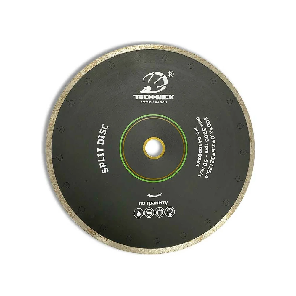 Диск алмазный сплошной по граниту SPLIT DISC (300х32/25.4 мм) TECH-NICK 041000361