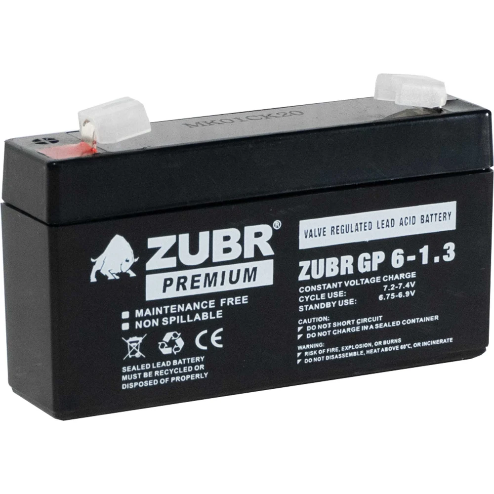 Аккумуляторная батарея ZUBR GP 1.3AH