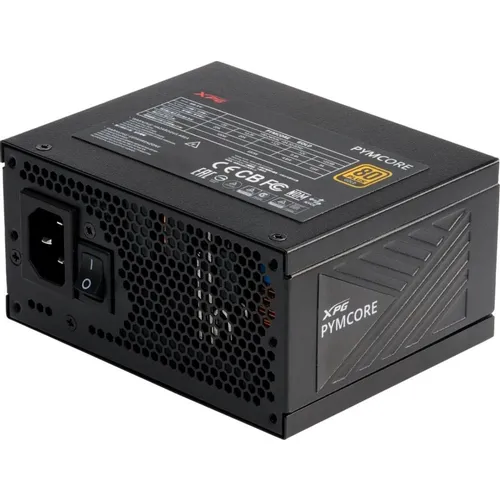 Блок питания XPG Pymcore 750G, 750Вт, 80 PLUS GOLD, 92мм, черный, retail [pymcore750g-bkceu]