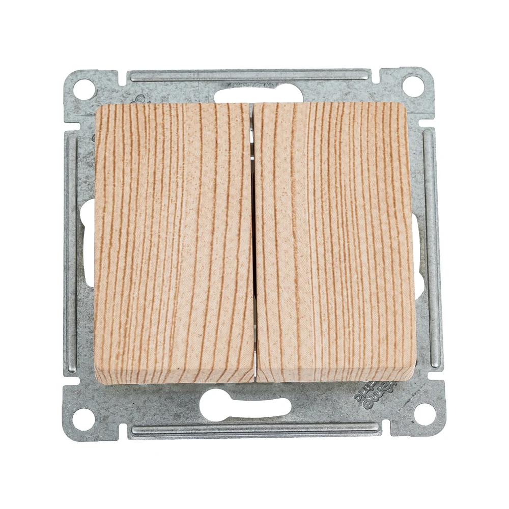 2-клавишный выключатель Systeme Electric Glossa GSL001551