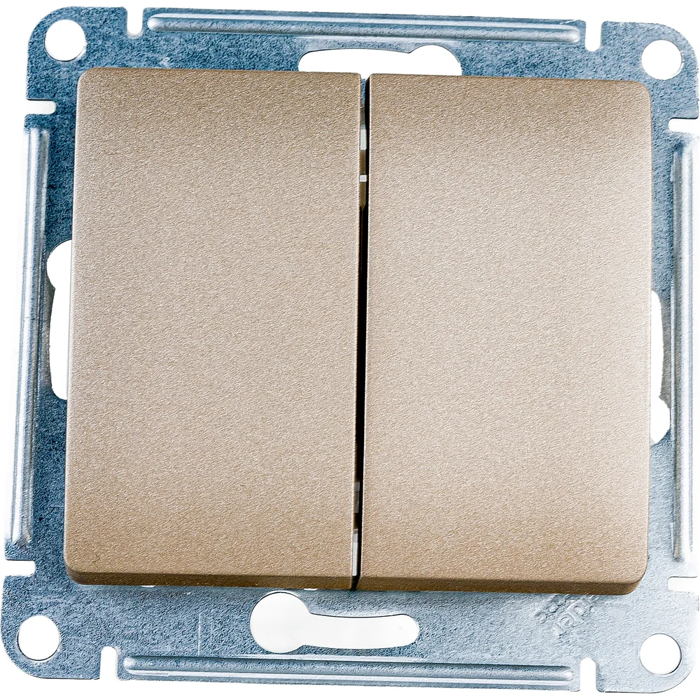 2-клавишный выключатель Systeme Electric Schneider Electric GLOSSA GSL000451