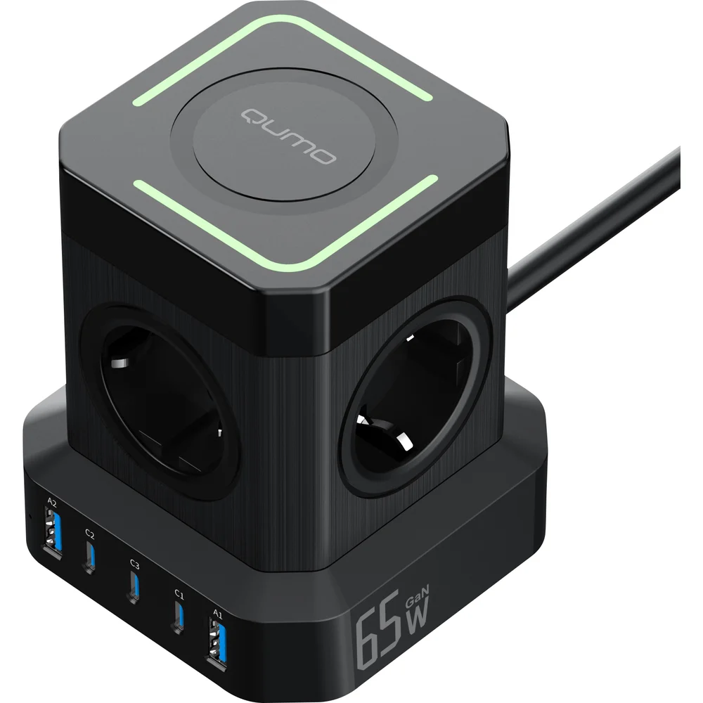Беспроводная зарядка QUMO Power Block System PD Fast Wireless SFU2PD