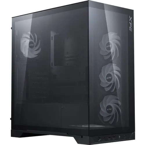 Корпус ATX XPG Invader X Btf, Midi-Tower, без БП, черный [invaderxbtfmt-bkcww]