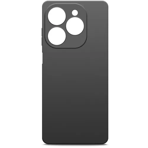 Чехол (клип-кейс) BORASCO Silicone Case, для Tecno Spark 20 Pro, черный [72530]