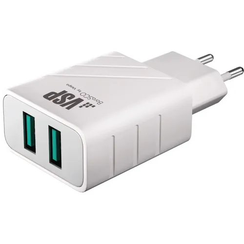 Сетевое зарядное устройство BORASCO 2XUSB-A