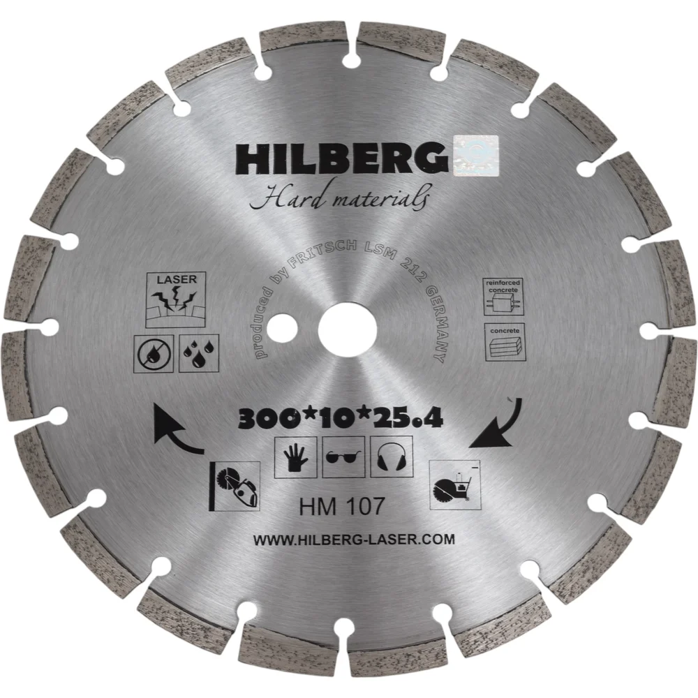 Диск алмазный отрезной Hilberg 300X25.4