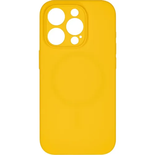Чехол (клип-кейс) ZIBELINO Hard Case, для Apple iPhone 15 Pro, желтый [zhc-apl-15-pro-ms-cam-yel]