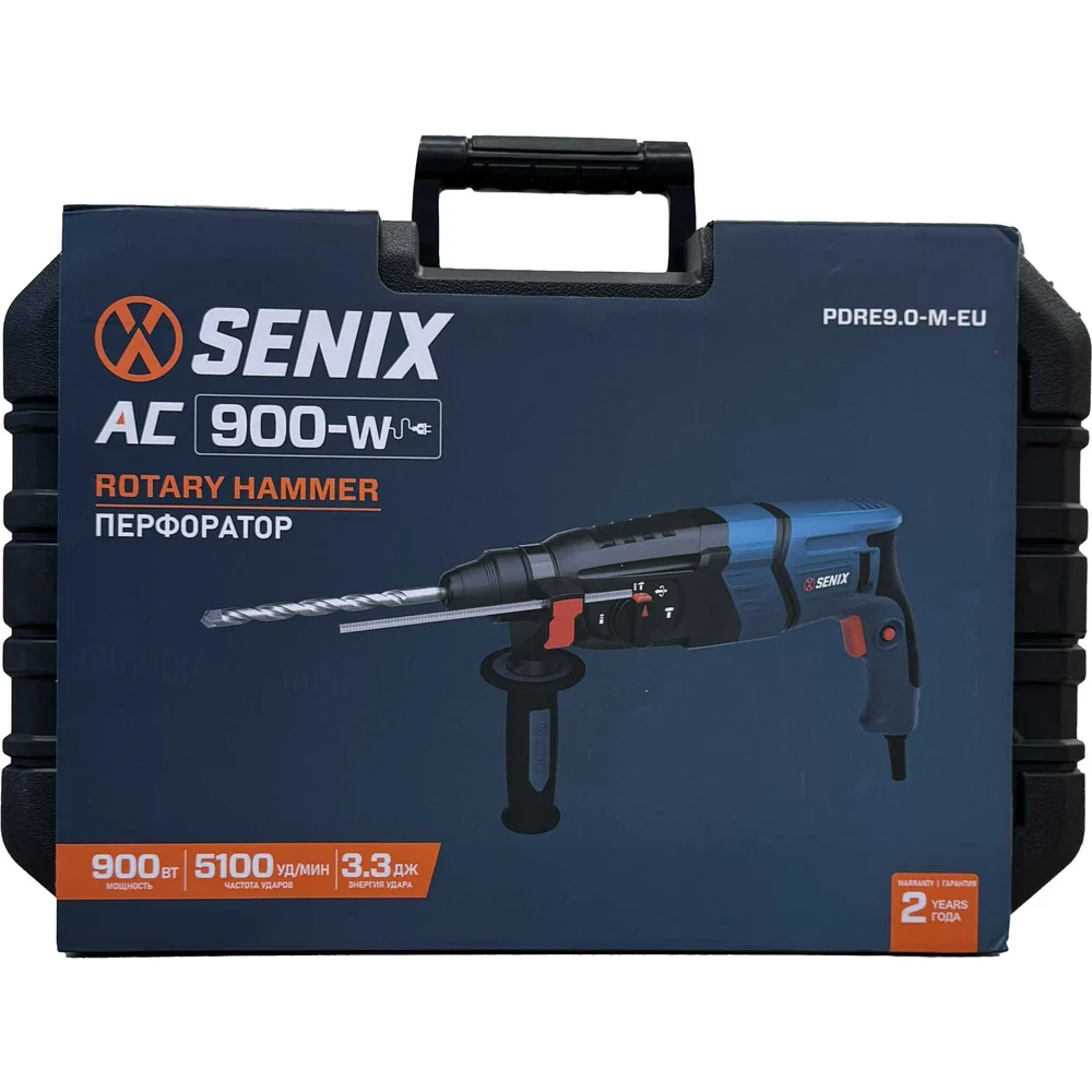 Сетевой перфоратор SENIX SDS-plus PDRE9.0-M-EU