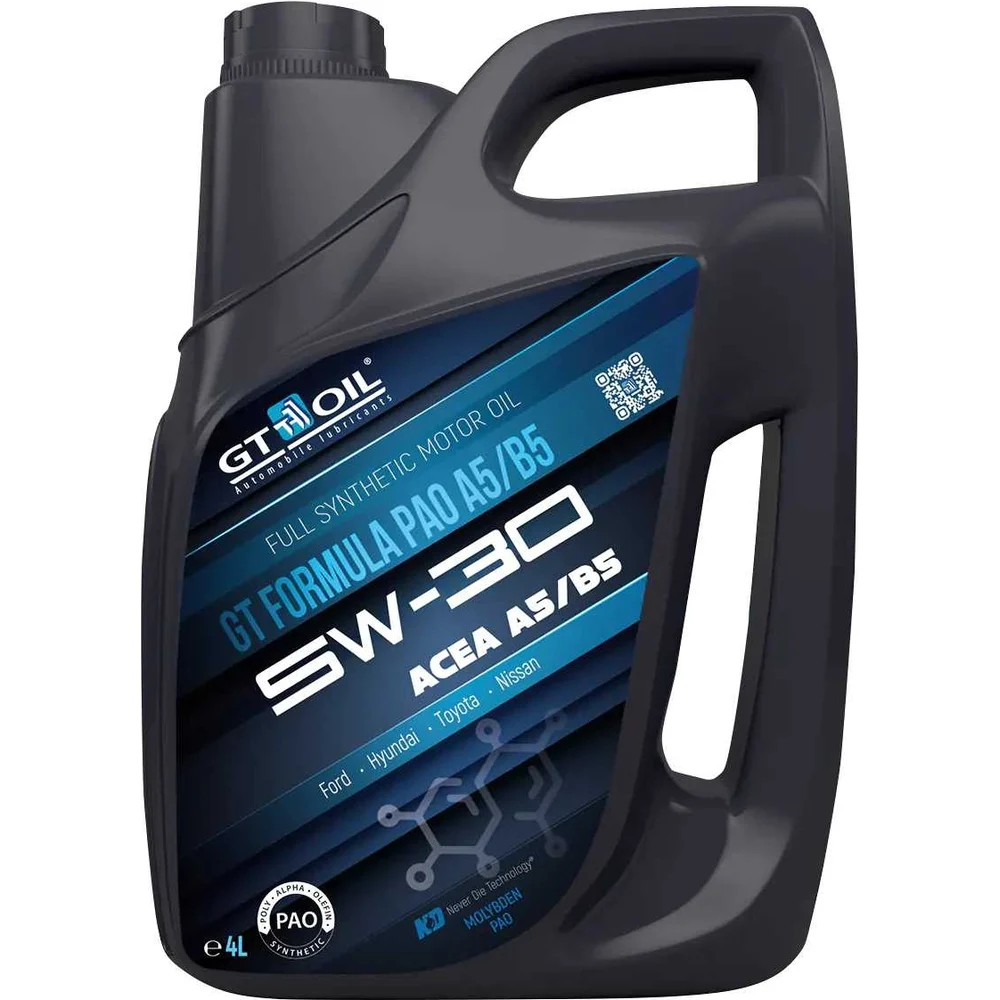 Моторное масло GT OIL GT Formula PAO A5/B5