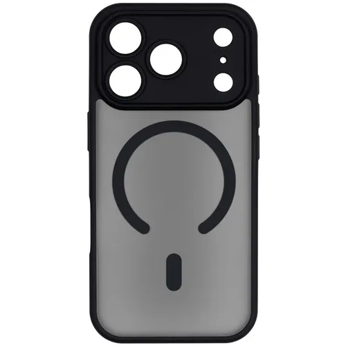Чехол (клип-кейс) ZIBELINO Matte Shield, для Apple iPhone 17 Pro, противоударный, черный [zms-apl-17-pro-msd-blk]