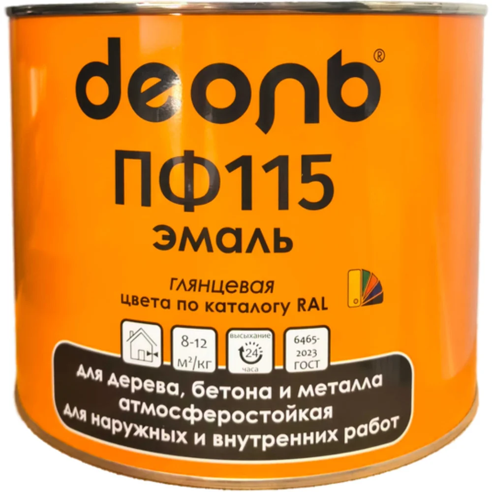 Эмаль алкидная Деоль RAL6037