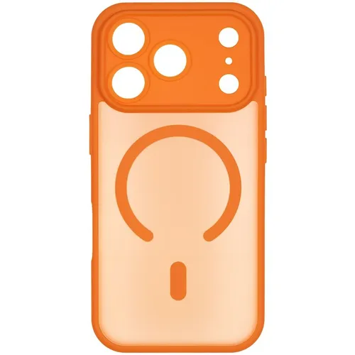Чехол (клип-кейс) ZIBELINO Matte Shield, для Apple iPhone 17 Pro, противоударный, оранжевый [zms-apl-17-pro-msd-org]