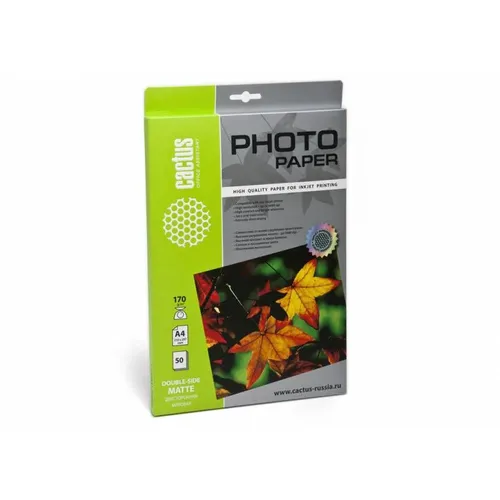 Фотобумага для струйной печати Cactus CS-MA417050DS